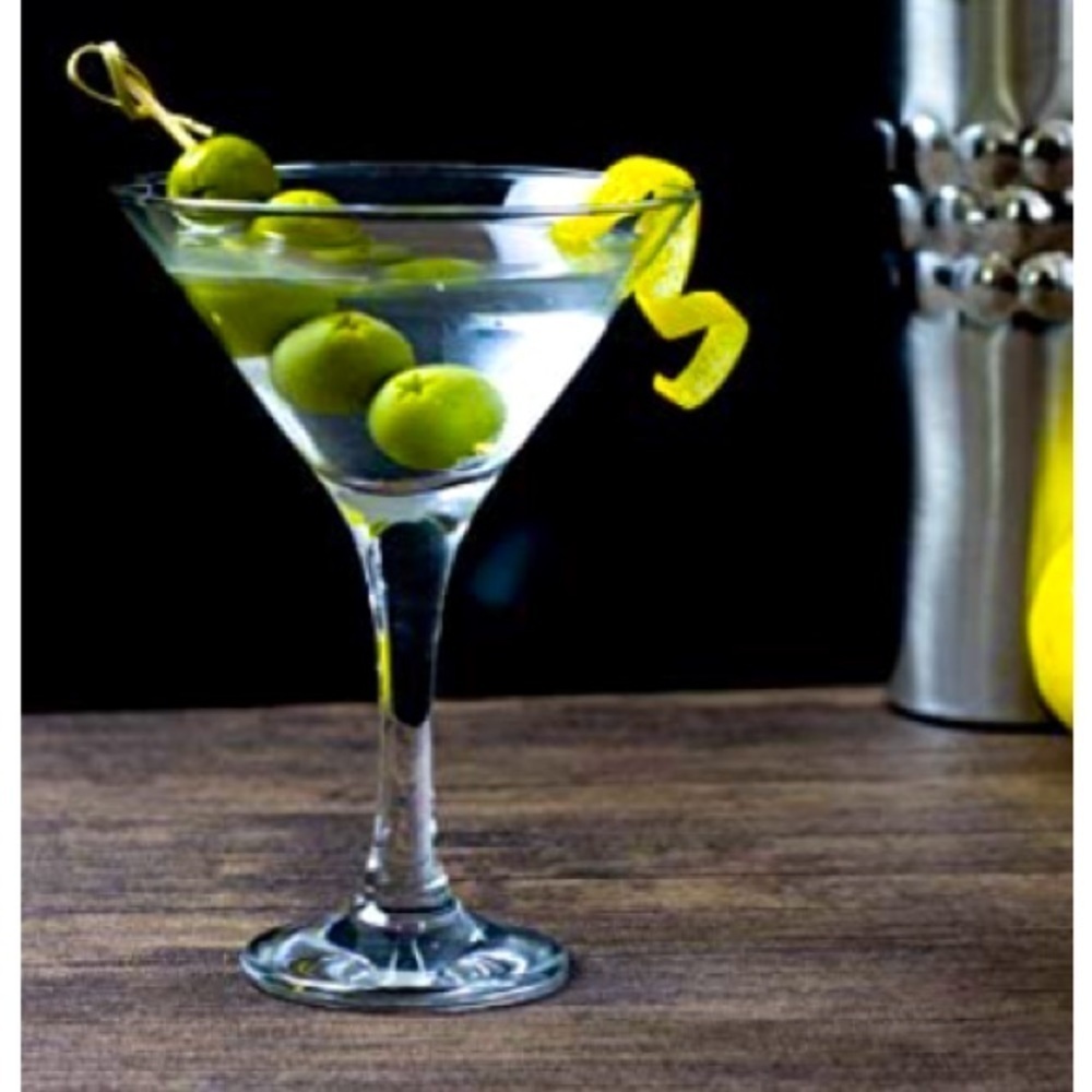 Royal Leerdam L'Esprit Du Vin 26 Cl Martini Fine Blown Glass, Set Of 4